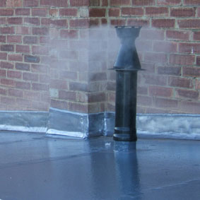 Hot Pipe or Flue Penetration In Situ